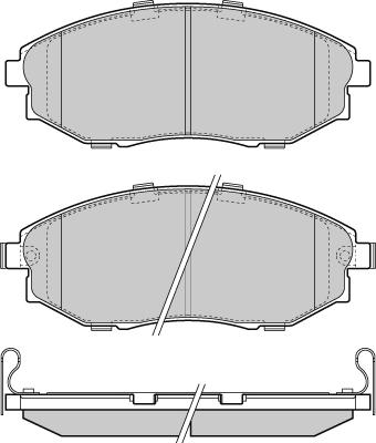 Patron PBP1441 - Тормозные колодки, дисковые, комплект unicars.by