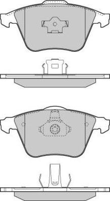 E.T.F. 12-1301 - Тормозные колодки, дисковые, комплект unicars.by