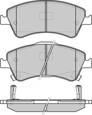 Magneti Marelli 363700201905 - Тормозные колодки, дисковые, комплект unicars.by