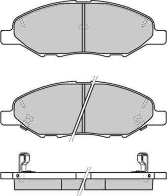 HELLA 8DB 355 033-371 - Тормозные колодки, дисковые, комплект unicars.by