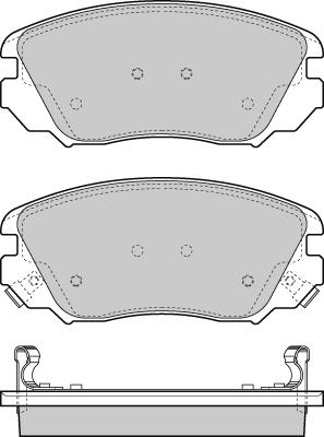 Magneti Marelli 323700012700 - Тормозные колодки, дисковые, комплект unicars.by