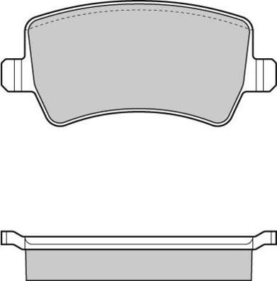 Valeo 606523 - Тормозные колодки, дисковые, комплект unicars.by