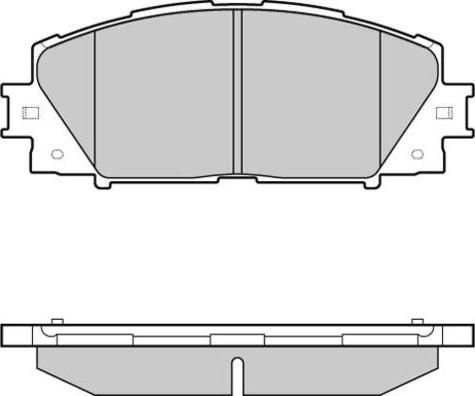 E.T.F. 12-1249 - Тормозные колодки, дисковые, комплект unicars.by