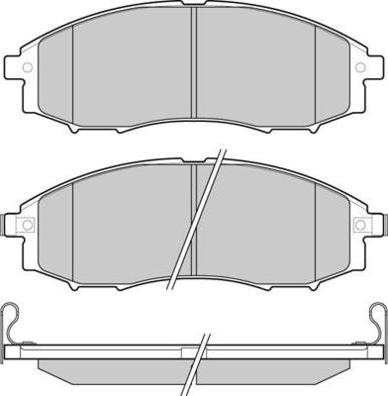 E.T.F. 12-1230 - Тормозные колодки, дисковые, комплект unicars.by