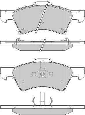 LUCAS GDB4129 - Тормозные колодки, дисковые, комплект unicars.by