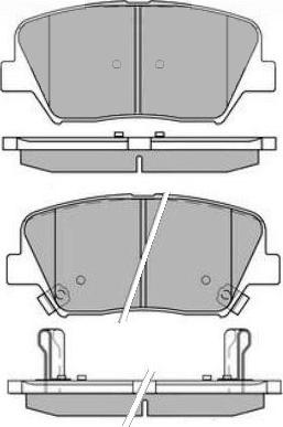 Roadhouse D14328549 - Тормозные колодки, дисковые, комплект unicars.by