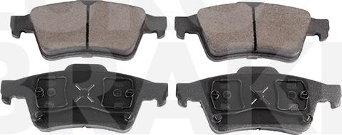 Eurobrake 5502223629 - Тормозные колодки, дисковые, комплект unicars.by