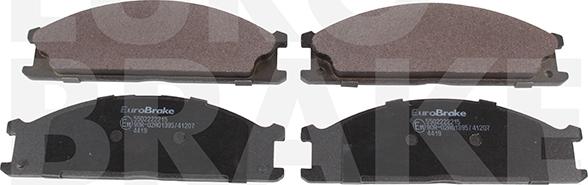 Eurobrake 5502222215 - Тормозные колодки, дисковые, комплект unicars.by