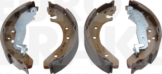 Eurobrake 58492799527 - Комплект тормозных колодок, барабанные unicars.by