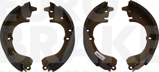 Eurobrake 58492799216 - Комплект тормозных колодок, барабанные unicars.by