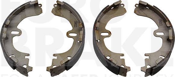 Eurobrake 58492745501 - Комплект тормозных колодок, барабанные unicars.by