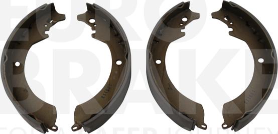 Eurobrake 58492751419 - Комплект тормозных колодок, барабанные unicars.by