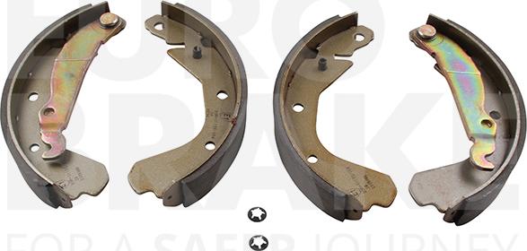 Eurobrake 58492736413 - Комплект тормозных колодок, барабанные unicars.by