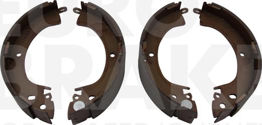 Eurobrake 58492730420 - Комплект тормозных колодок, барабанные unicars.by