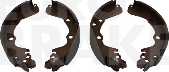 Eurobrake 58492730566 - Комплект тормозных колодок, барабанные unicars.by