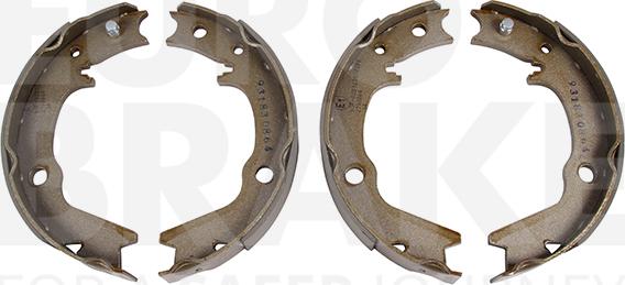 Eurobrake 58492730864 - Комплект тормозных колодок, барабанные unicars.by