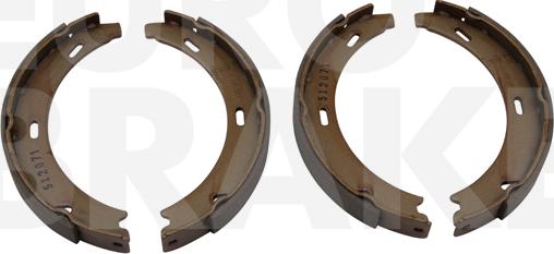 Eurobrake 58492733412 - Комплект тормозов, ручник, парковка unicars.by