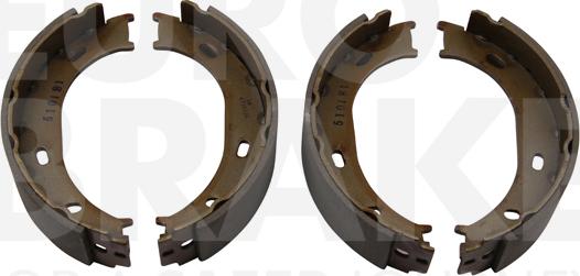 Eurobrake 58492733663 - Комплект тормозов, ручник, парковка unicars.by