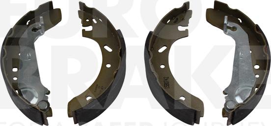 Eurobrake 58492725587 - Комплект тормозных колодок, барабанные unicars.by