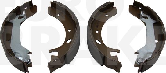 Eurobrake 58492725574 - Комплект тормозных колодок, барабанные unicars.by