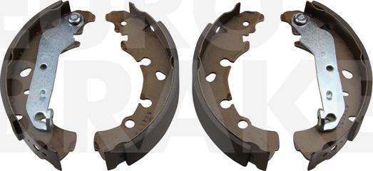 Eurobrake 58492725673 - Комплект тормозных колодок, барабанные unicars.by