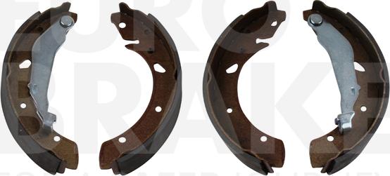 Eurobrake 58492726652 - Комплект тормозных колодок, барабанные unicars.by