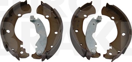 Eurobrake 58492723625 - Комплект тормозных колодок, барабанные unicars.by