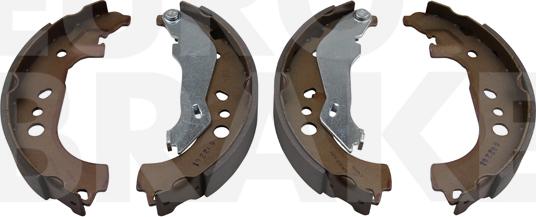 Eurobrake 58492723859 - Комплект тормозных колодок, барабанные unicars.by