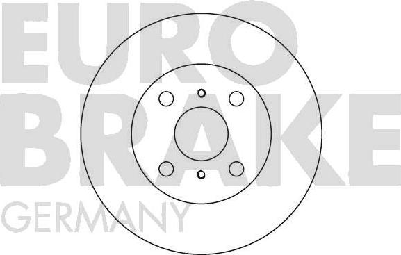 Eurobrake 5815204514 - Тормозной диск unicars.by