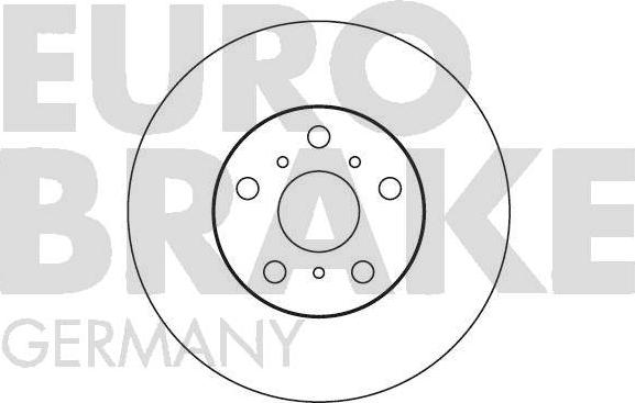 Eurobrake 5815204534 - Тормозной диск unicars.by