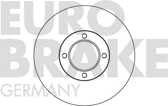 Eurobrake 5815204525 - Тормозной диск unicars.by