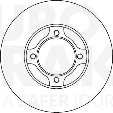 Eurobrake 5815205113 - Тормозной диск unicars.by