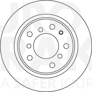 Eurobrake 5815201503 - Тормозной диск unicars.by