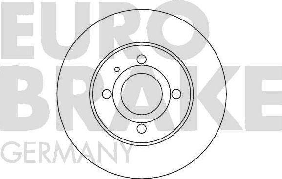 Eurobrake 5815201011 - Тормозной диск unicars.by