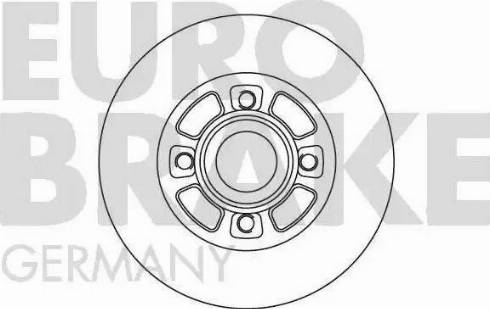 Eurobrake 5815203927 - Тормозной диск unicars.by