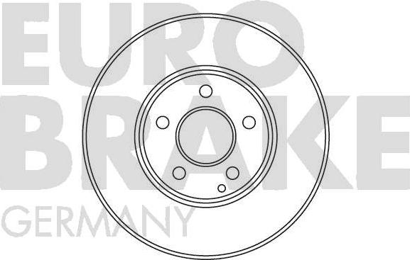 Eurobrake 5815203381 - Тормозной диск unicars.by