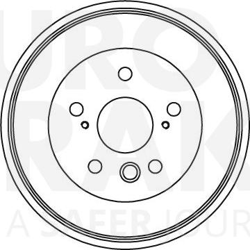 Eurobrake 5825254518 - Тормозной барабан unicars.by