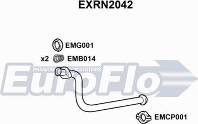 EuroFlo EXRN2042 - Труба выхлопного газа unicars.by