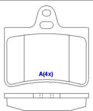 EUROREPAR 1643069080 - Тормозные колодки, дисковые, комплект unicars.by