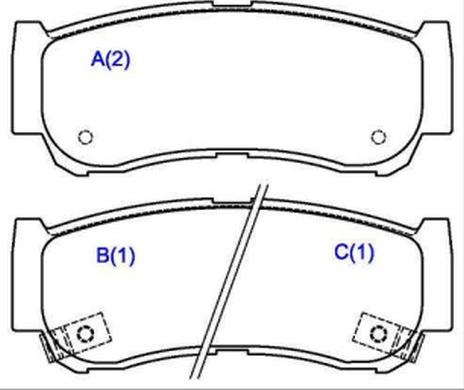 EUROREPAR 1643080680 - Тормозные колодки, дисковые, комплект unicars.by