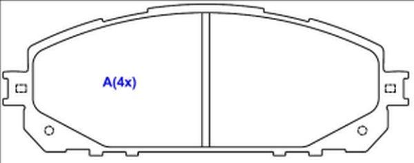 EUROREPAR 1643081780 - Тормозные колодки, дисковые, комплект unicars.by