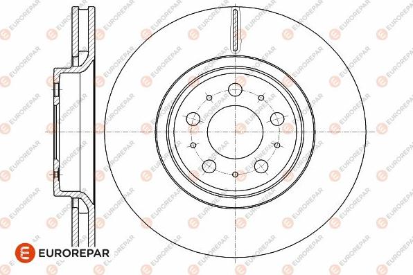 EUROREPAR 1642754680 - Тормозной диск unicars.by