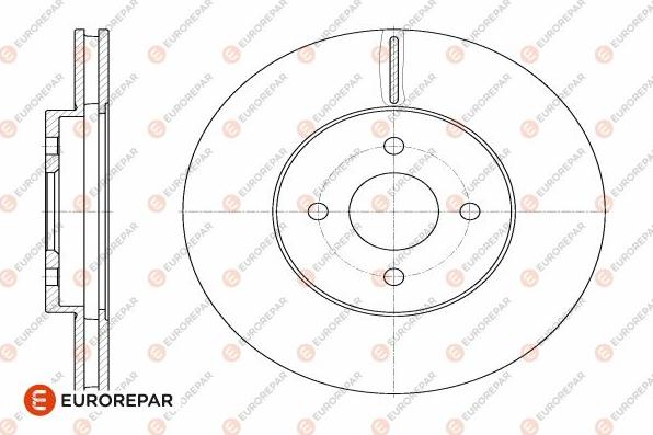 EUROREPAR 1642764480 - Тормозной диск unicars.by