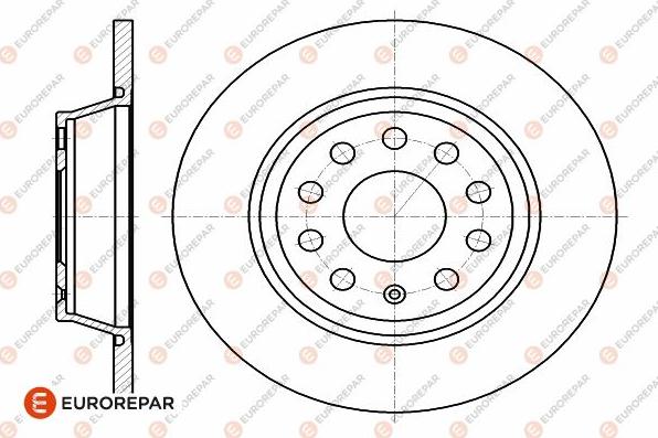 EUROREPAR 1642767780 - Тормозной диск unicars.by