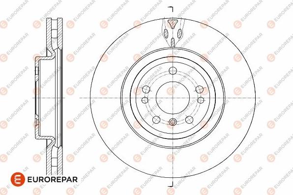 EUROREPAR 1642778980 - Тормозной диск unicars.by