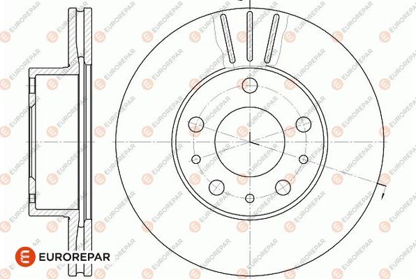 EUROREPAR 1667858880 - Тормозной диск unicars.by