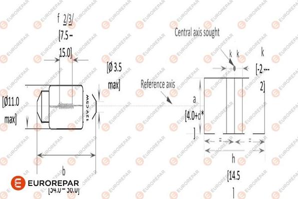 EUROREPAR 1616430780 - Лампа накаливания, фонарь освещения номерного знака unicars.by