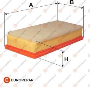 EUROREPAR E147315 - Воздушный фильтр, двигатель unicars.by