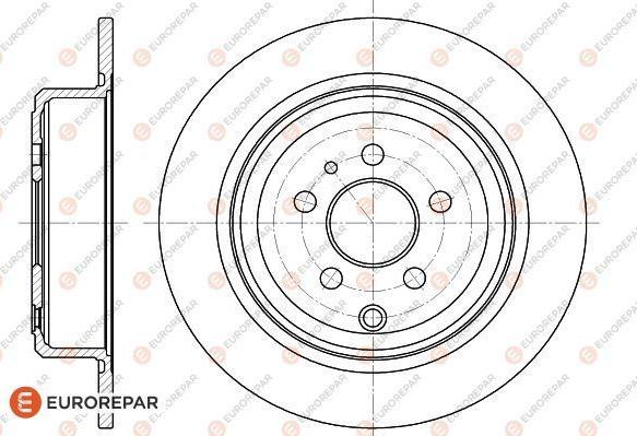 EUROREPAR 1618861180 - Тормозной диск unicars.by