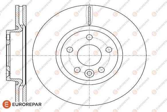 EUROREPAR 1618889380 - Тормозной диск unicars.by